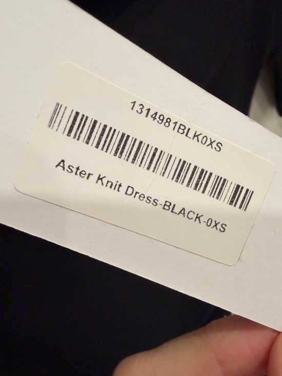 Reformation Aster Knit Mini Dress Black Stretch Size XS – NWT - Picture 8 of 11